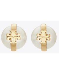 Tory Burch - Moondance Pearl Stud Earrings - Lyst