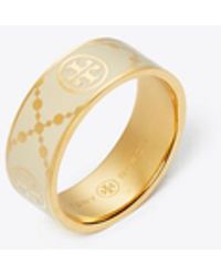 Tory Burch - Icon T Monogram Ring - Lyst