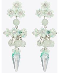 Tory Burch - Curiosity Beaded Linear Earrings - Lyst