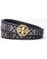 Tory Burch - 1" T Monogram Miller Belt - Lyst