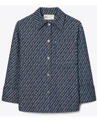 Tory Burch - Denim Barn Jacket - Lyst