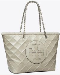 Tory Burch - Ella Chain Shearling Tote, One Size - Lyst