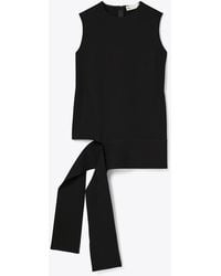 Tory Burch - Crepe Wrap Top - Lyst