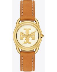 Tory Burch - The Miller Three Hand Tone Stainless Steel Watch, Luggage - Lyst