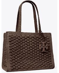 Tory Burch - Small Ella Hand-Crocheted Popcorn Tote - Lyst