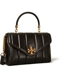 Tory Burch Kira Quilted Small Satchel - Black