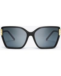 Tory Burch - Eleanor Oversized Cat-eye Sunglasses - Lyst