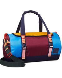 Tory Sport Ripstop Nylon Color-block Duffle Bag - Blue