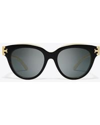 Tory Burch - Bio-Based Phantos Sunglasses with Logo Hinge - Lyst