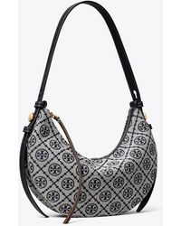 Tory Burch - T Monogram Romy Half Moon Bag - Lyst