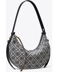 Tory Burch - T Monogram Romy Half Moon Bag - Lyst