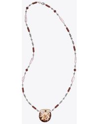 Tory Burch - Runway Shell Necklace - Lyst