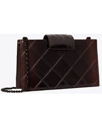 Tory Burch - Mini Fleming Patent Crossbody, One Size - Lyst