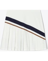 Tory Burch - Chevron Pleated Tennis Skirt - Lyst
