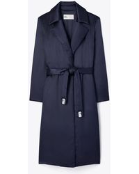 Tory Burch - Viscose Padded Coat - Lyst