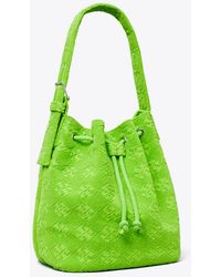 Tory Burch - T Monogram Terry Oversized Bucket Bag, One Size - Lyst