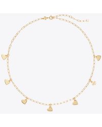 Tory Burch - Curiosity Heart Necklace - Lyst