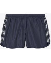 Tory Sport - Tory Burch Embroidered Logo Nylon Short - Lyst