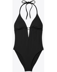 Tory Burch - Badeanzug Mit Neckholder - Lyst