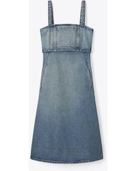 Tory Burch - Cotton Denim Dress - Lyst