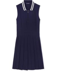 Tory Sport Pleated Golf Dress - Blue