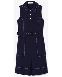 Tory Burch - Pick Stitch Stretch Golf Dress - Lyst