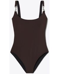 Tory Burch - Clip Tank Swimsuit - Lyst