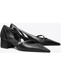 Tory Burch - Double T Buckle D'Orsay Pump - Lyst