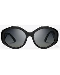 Tory Burch - Kira Geometric Sunglasses, One Size - Lyst