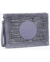 Tory Burch - Ella Hand-Crocheted Pouch - Lyst