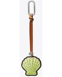 Tory Burch - Leather Shell Bag Charm - Lyst
