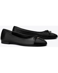 Tory Burch - Women Cap Toe Ballet - Lyst