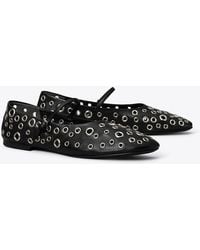 Tory Burch - Perfekte Schwarze Ballerinas - Lyst