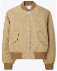 Tory Burch - T Monogram Jacquard Bombér Jacket - Lyst