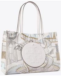 Tory Burch - Small Ella Printed Tote - Lyst
