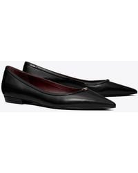 Tory Burch - Double T Buckle Flat - Lyst
