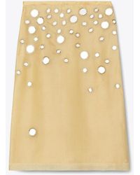 Tory Burch - Embellished Mirror Skirt - Lyst