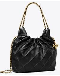Tory Burch - Mini Fleming Soft Hobo Bag - Lyst
