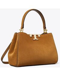 Tory Burch - Mini Eleanor Suede Satchel, One Size - Lyst