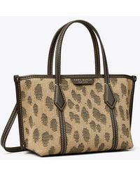 Tory Burch - Mini Perry Canvas Tote - Lyst