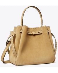 Tory Burch - Romy Suede Pick Stitch Bucket Bag, One Size - Lyst
