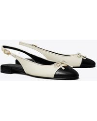 Tory Burch - Cap-Toe Slingback - Lyst