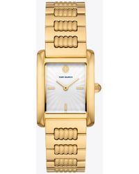 Tory Burch Eleanor Watch, Gold-Tone Stainless Steel, 25 x 36 MM - Mettallic