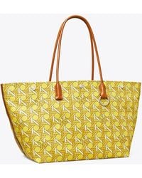 Tory Burch - Canvas Basketweave Tote - Lyst