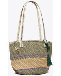Tory Burch - Large Handwoven Basket Tote - Lyst
