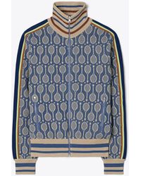 Tory Burch - Tech Knit Jacquard Jacket - Lyst