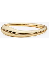 Tory Burch - Pierced Thin Cuff, One Size - Lyst