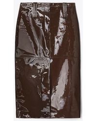 Tory Burch - Patent Leather Skirt - Lyst