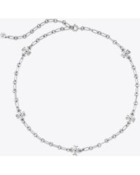 Tory Burch Roxanne Chain Delicate Necklace - Mettallic