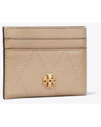 Tory Burch - Charlie Quilted Card Case - Lyst